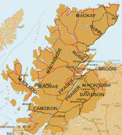 Mackenzie Clan Map Image