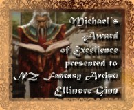 Michael's award of Excellence 2/1/2005